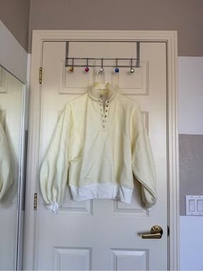 Light Yellow Gingham Pullover